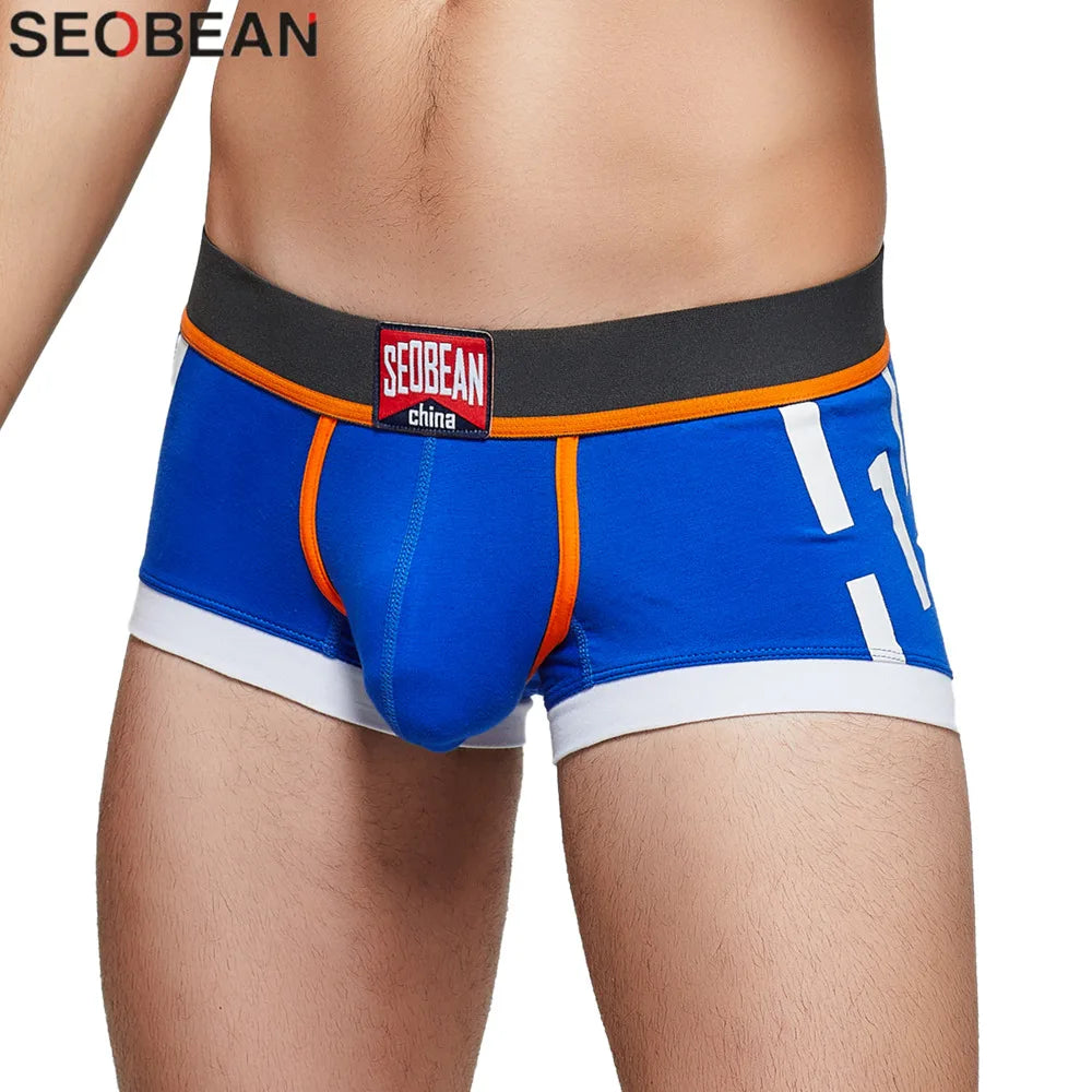 Men's Cotton Stretch Boxer Briefs