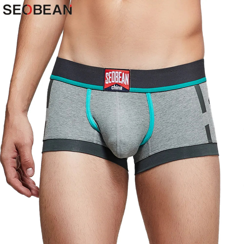 Men's Cotton Stretch Boxer Briefs