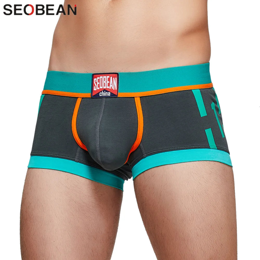 Men's Cotton Stretch Boxer Briefs