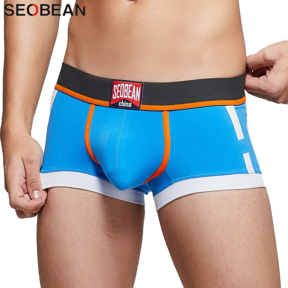 Men's Cotton Stretch Boxer Briefs