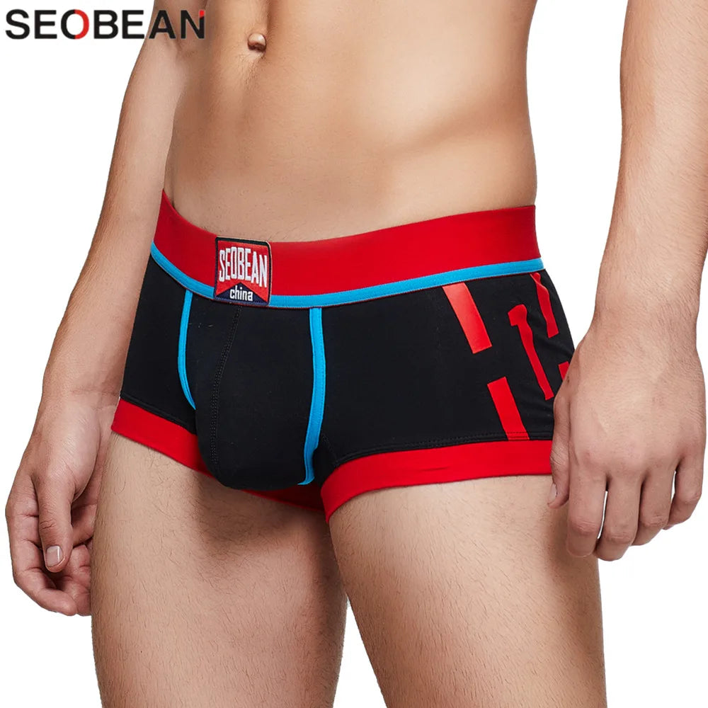 Men's Cotton Stretch Boxer Briefs