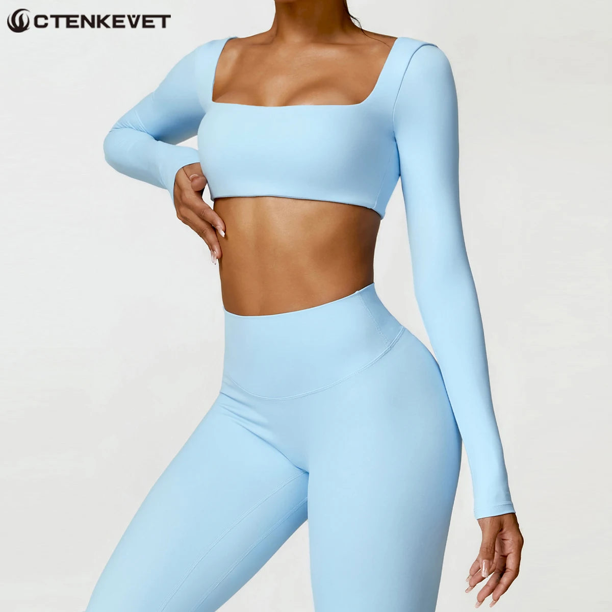 Long Sleeve Gym & Yoga Workout Top