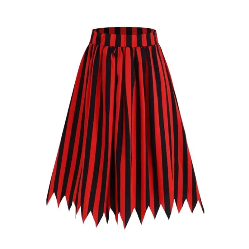 Striped Pirate Captain Costume Dress