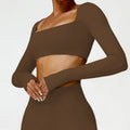 Long Sleeve Gym & Yoga Workout Top