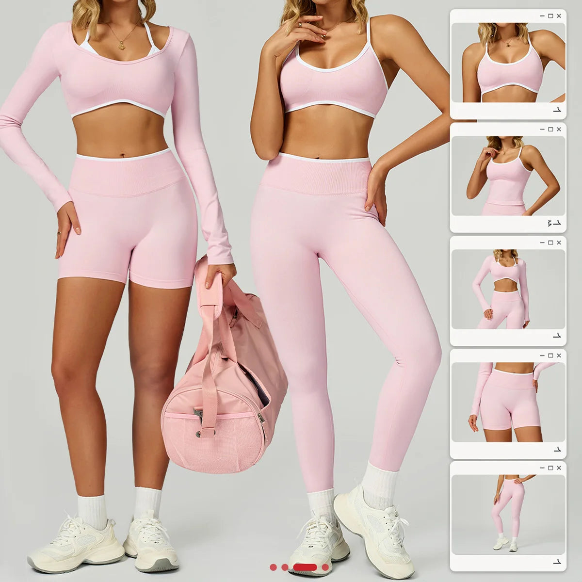 2-Piece Yoga Sports Bra & Leggings Tracksuit