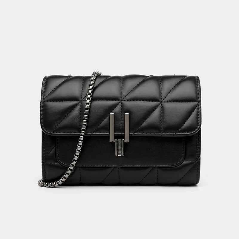 Luxury Leather Chain Crossbody Shoulder Bag