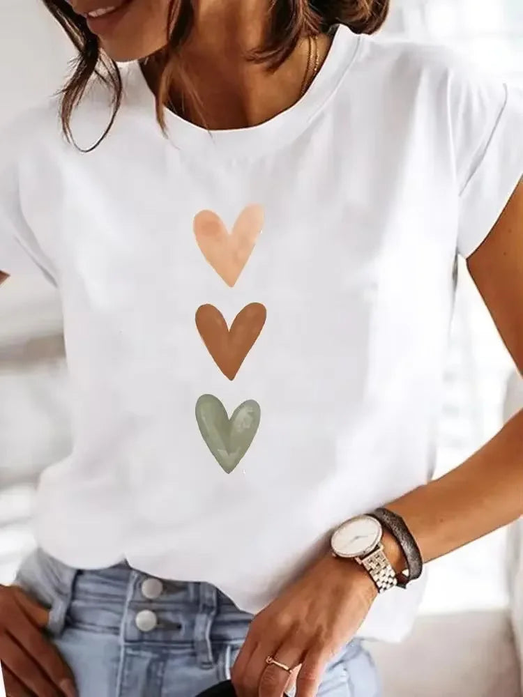 Harajuku Graphic Short Sleeve T-Shirt