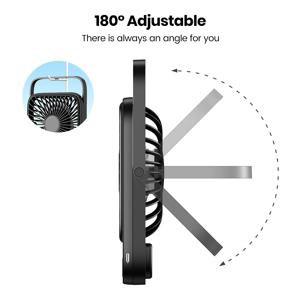 Rechargeable Portable Mini Desk Fan