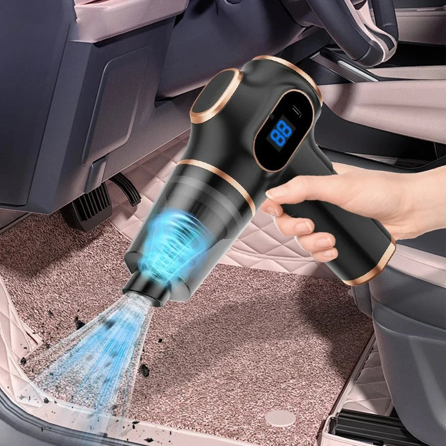 Dual-Use Wireless Vacuum Cleaner with Display