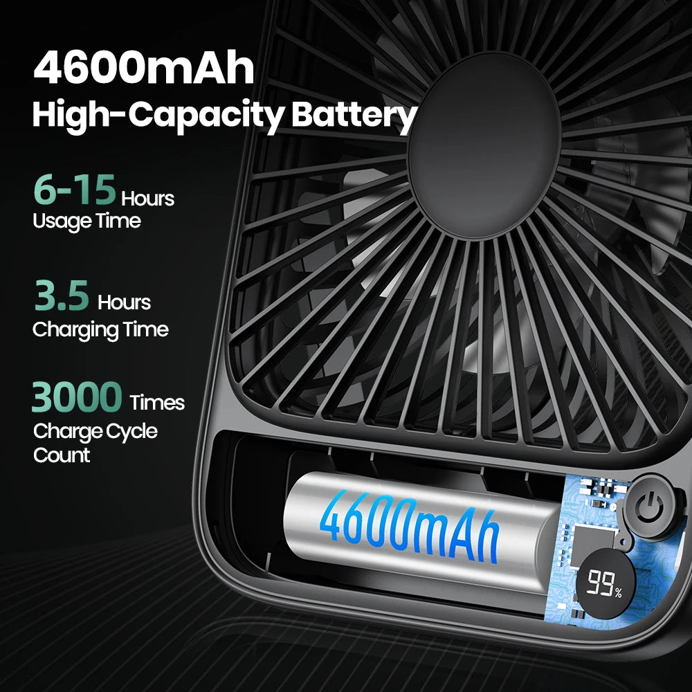 Rechargeable Portable Mini Desk Fan