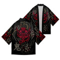 Dragon Print Japanese Kimono Cardigan Coat