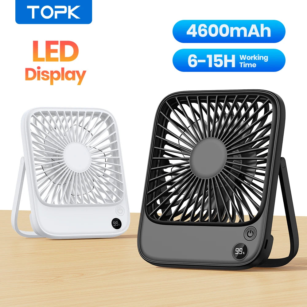 Rechargeable Portable Mini Desk Fan