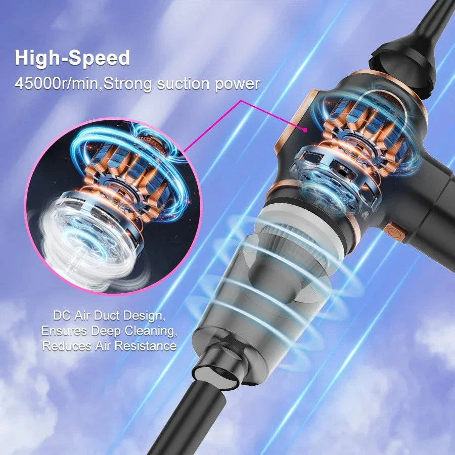 Dual-Use Wireless Vacuum Cleaner with Display