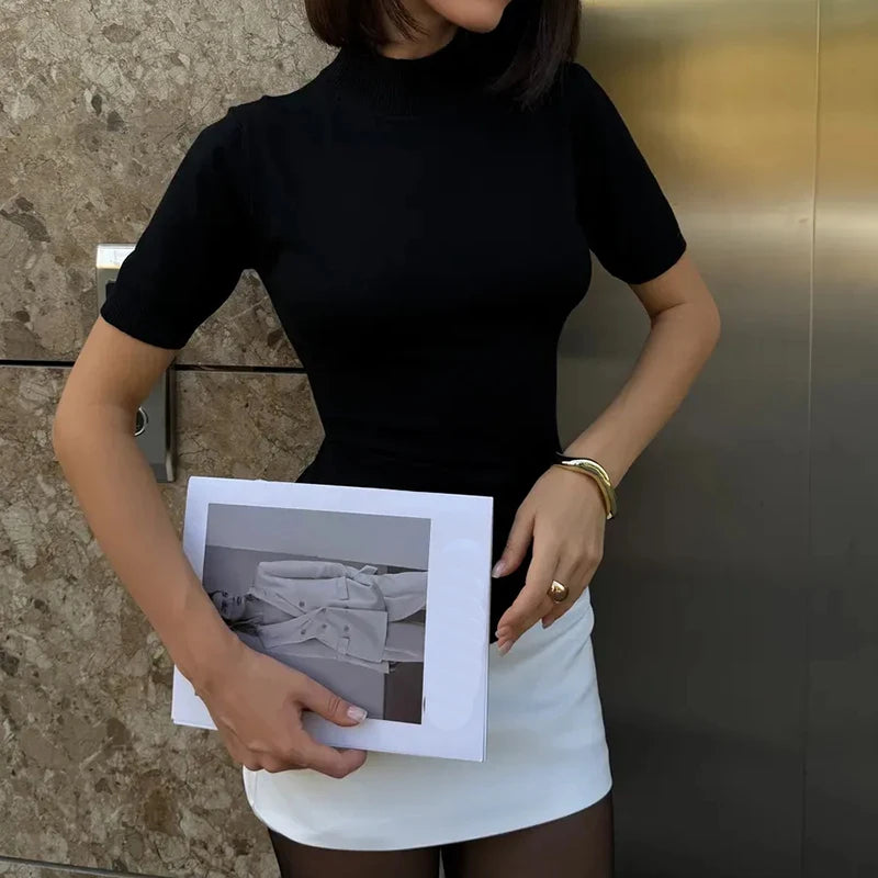 Contrast Patchwork Bodycon Mini Dress