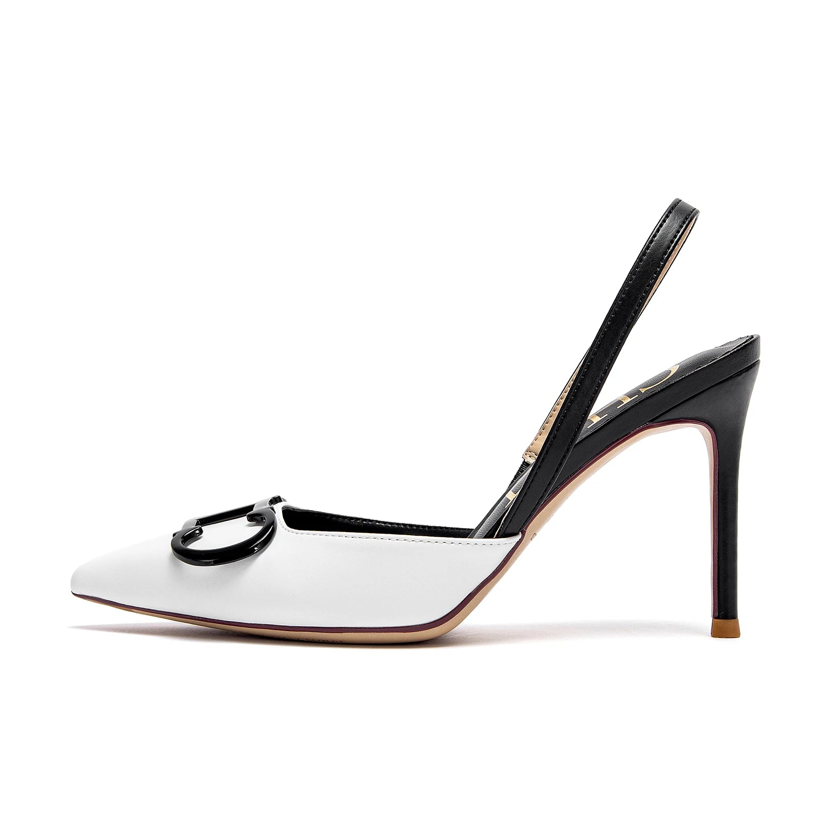 Strappy Closed-Toe Stiletto Heels — 9cm