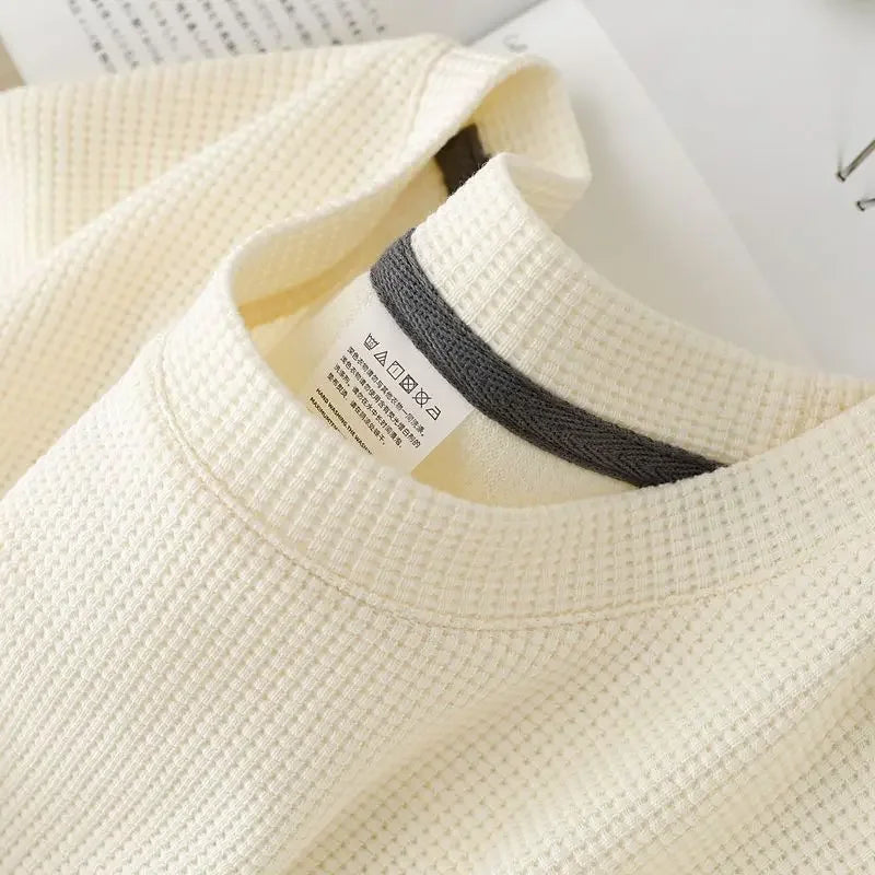 Men's Waffle Knit Short Sleeve T-Shirt
