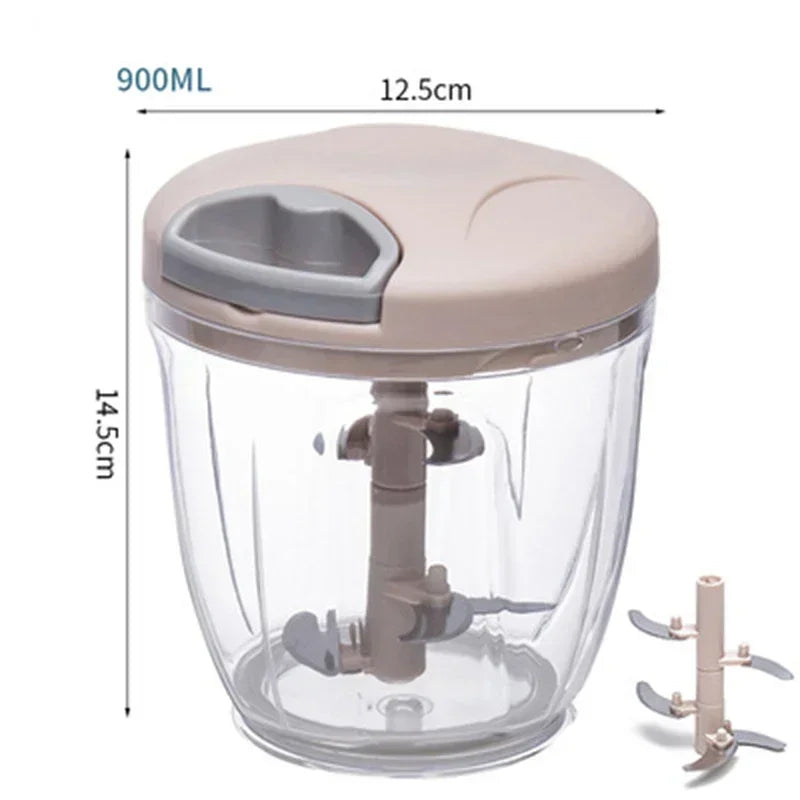 Manual Garlic & Vegetable Chopper