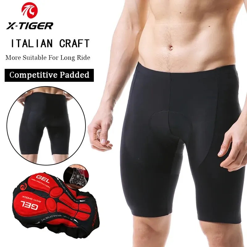 Gel Pad Cycling Shorts — MTB & Road Bike