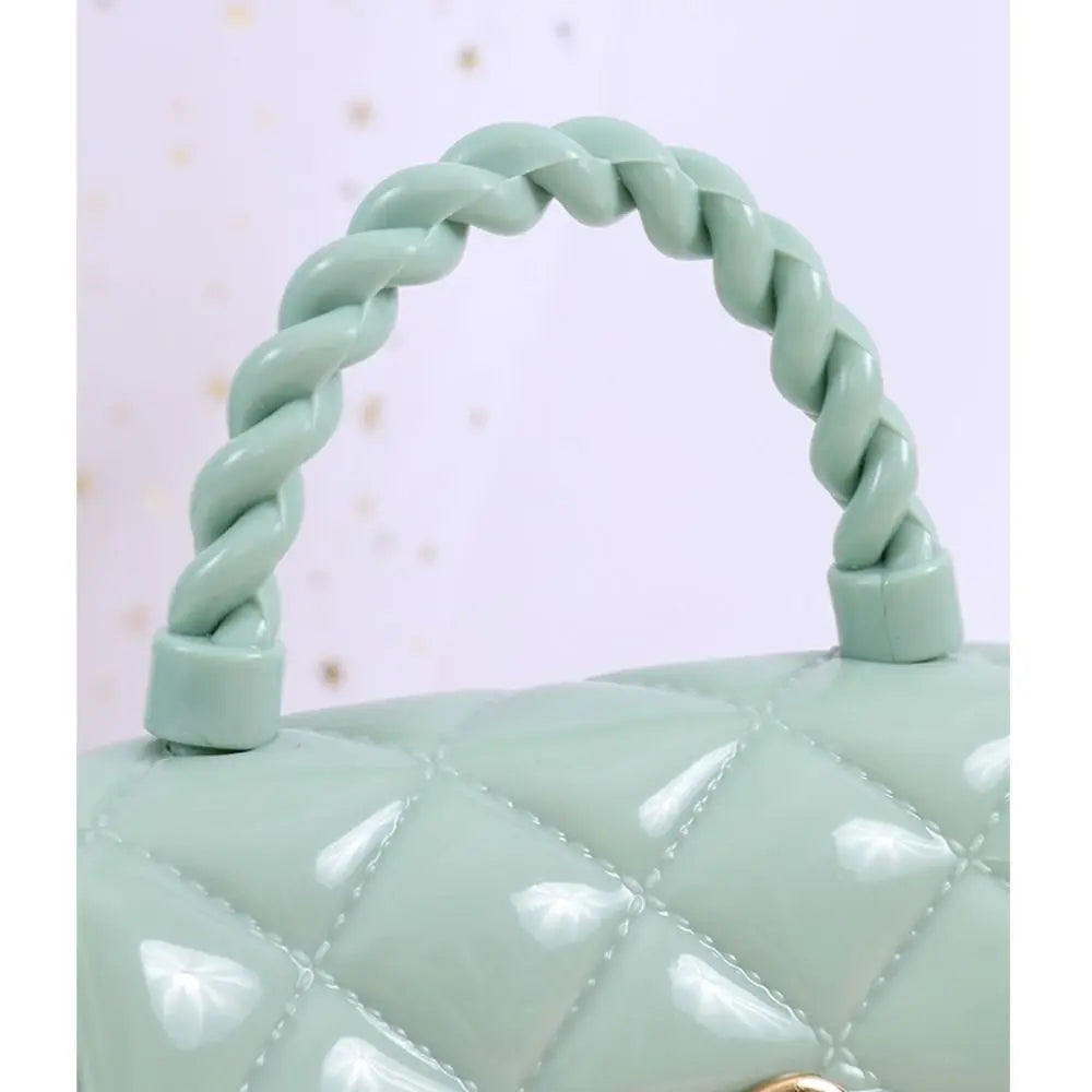 Kids Heart PU Leather Crossbody Mini Handbag