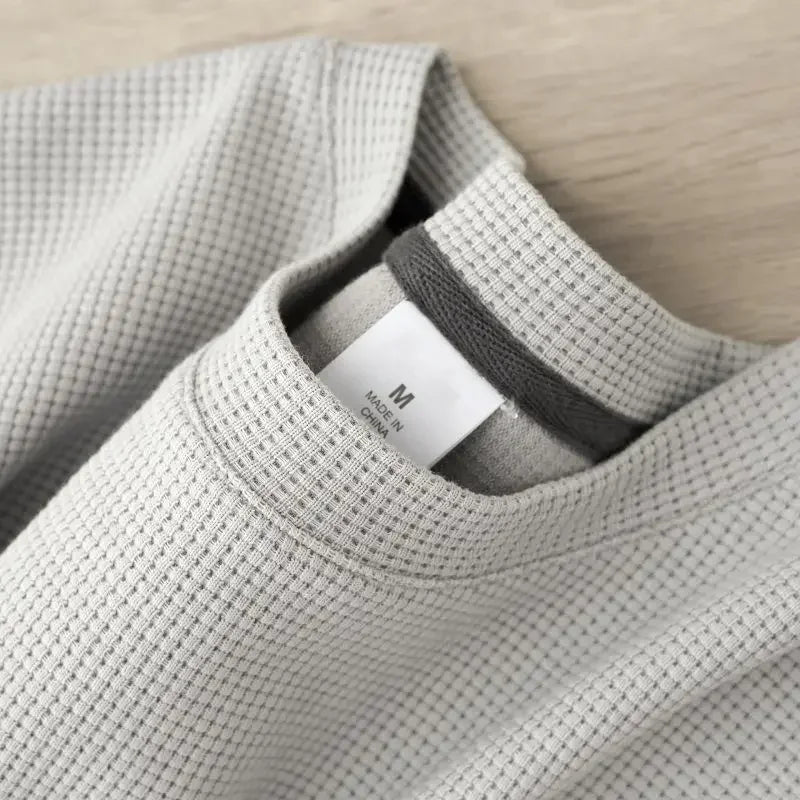 Men's Waffle Knit Short Sleeve T-Shirt