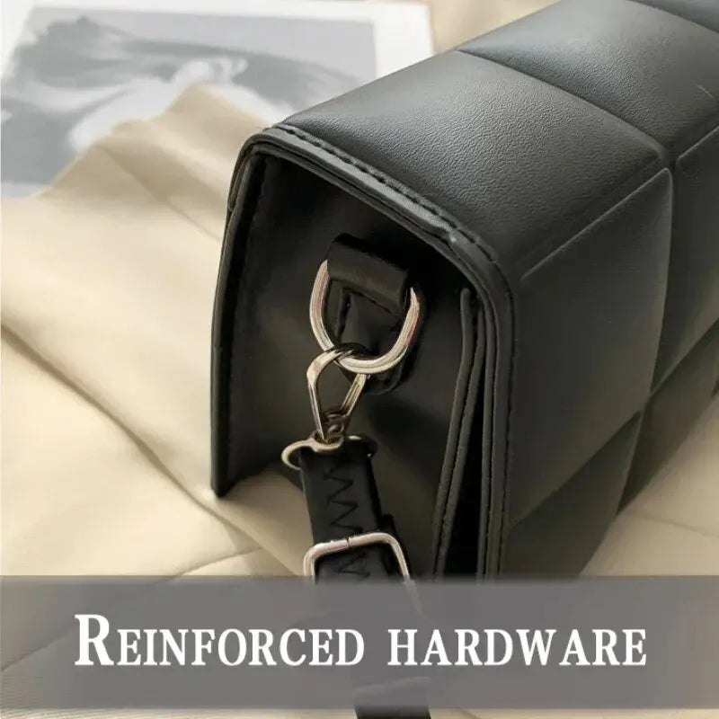 Designer PU Leather Crossbody Shoulder Handbag