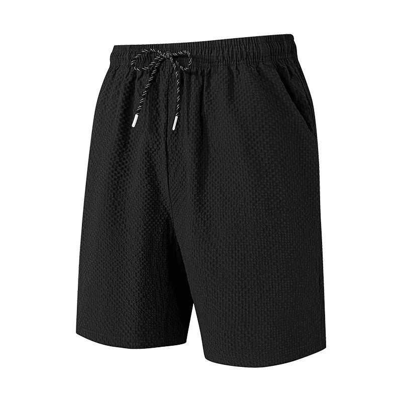 Men's Textured Casual Sports Shorts