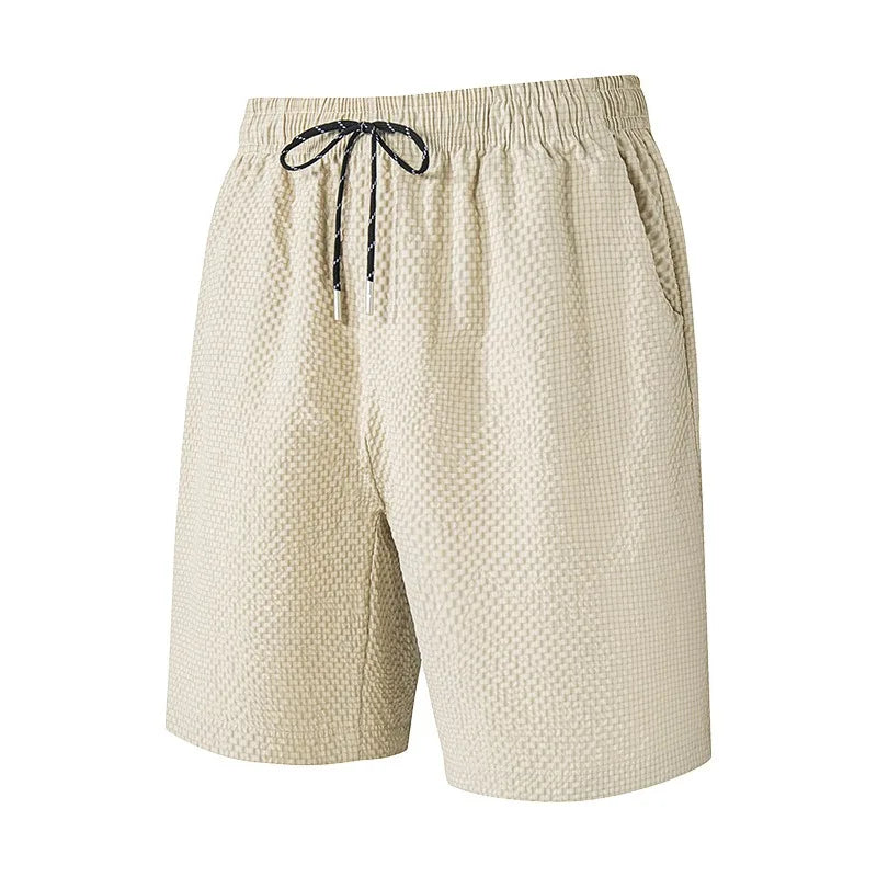 Men's Textured Casual Sports Shorts