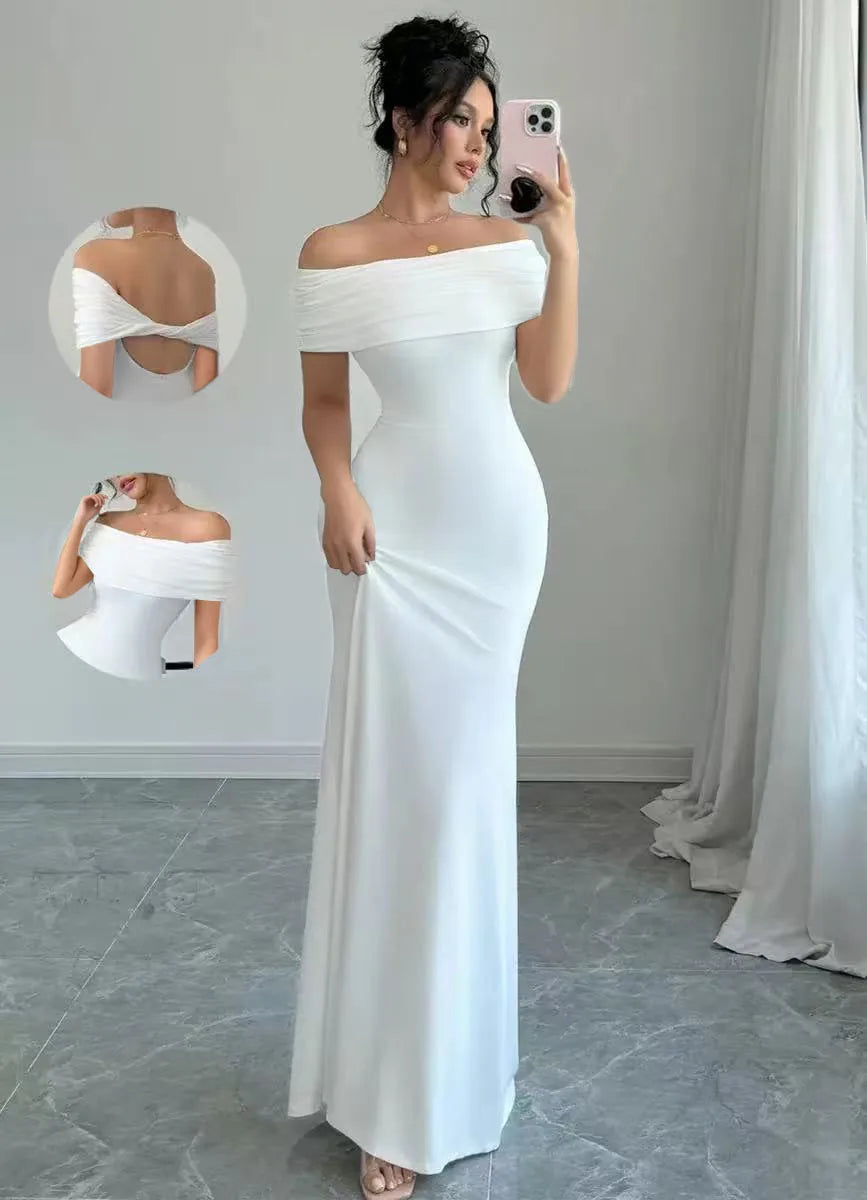 Off- Shoulder Bandage Bodycon Mini Dress