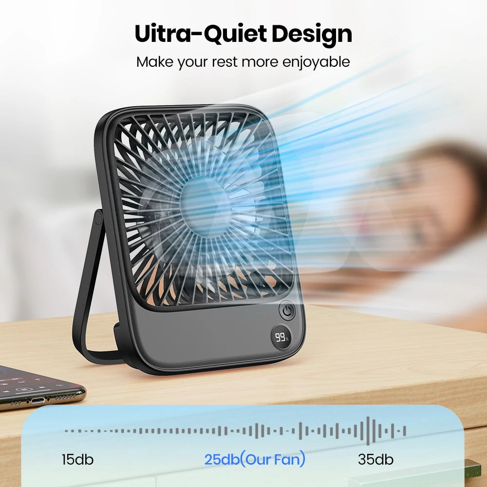 Rechargeable Portable Mini Desk Fan