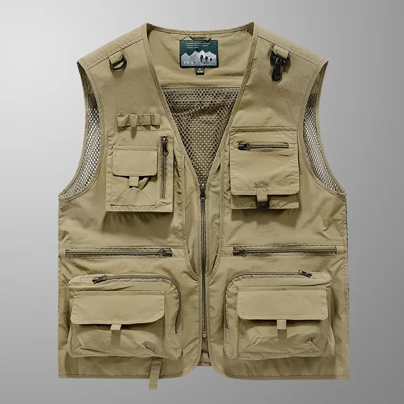 Men's Lightweight Zip-Up Casual Vest