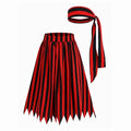 Striped Pirate Captain Costume Dress