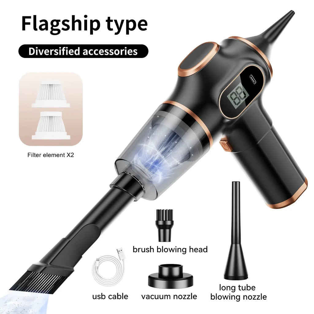 Dual-Use Wireless Vacuum Cleaner with Display