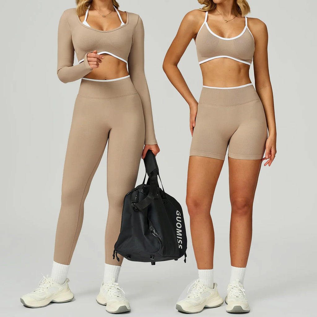 2-Piece Yoga Sports Bra & Leggings Tracksuit